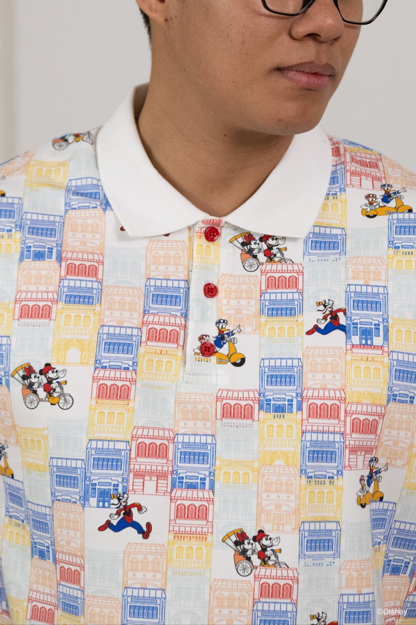 The Elly Store | Men's Polo Tee - Shophouse Mickey