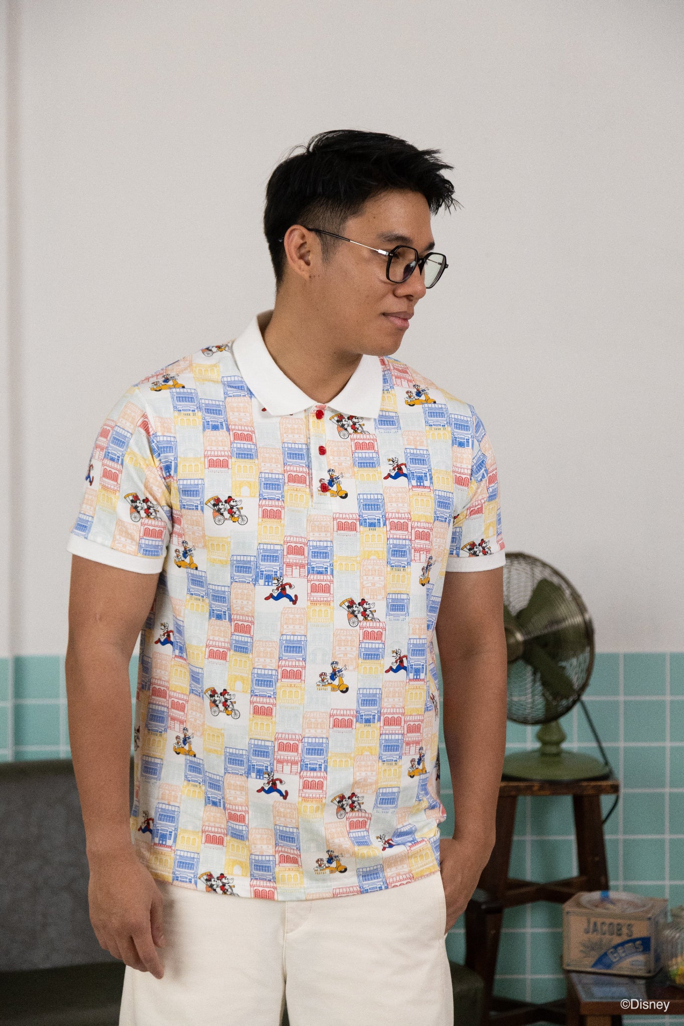 The Elly Store | Men's Polo Tee - Shophouse Mickey