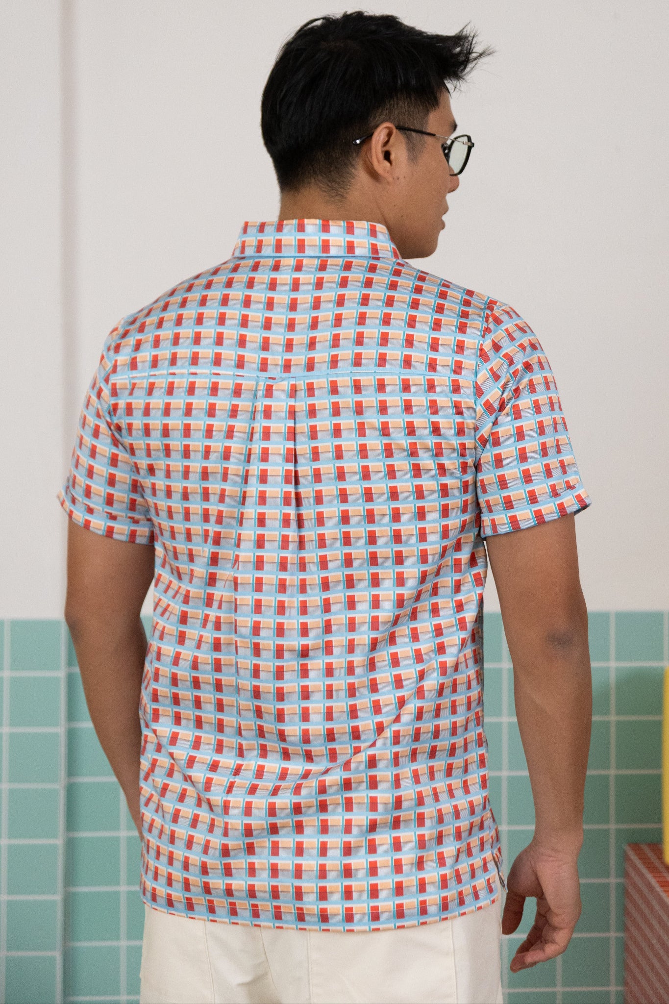 The Elly Store | Mens Shirt - Haven Coral