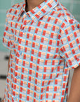 The Elly Store | Little Man Shirt - Haven Coral