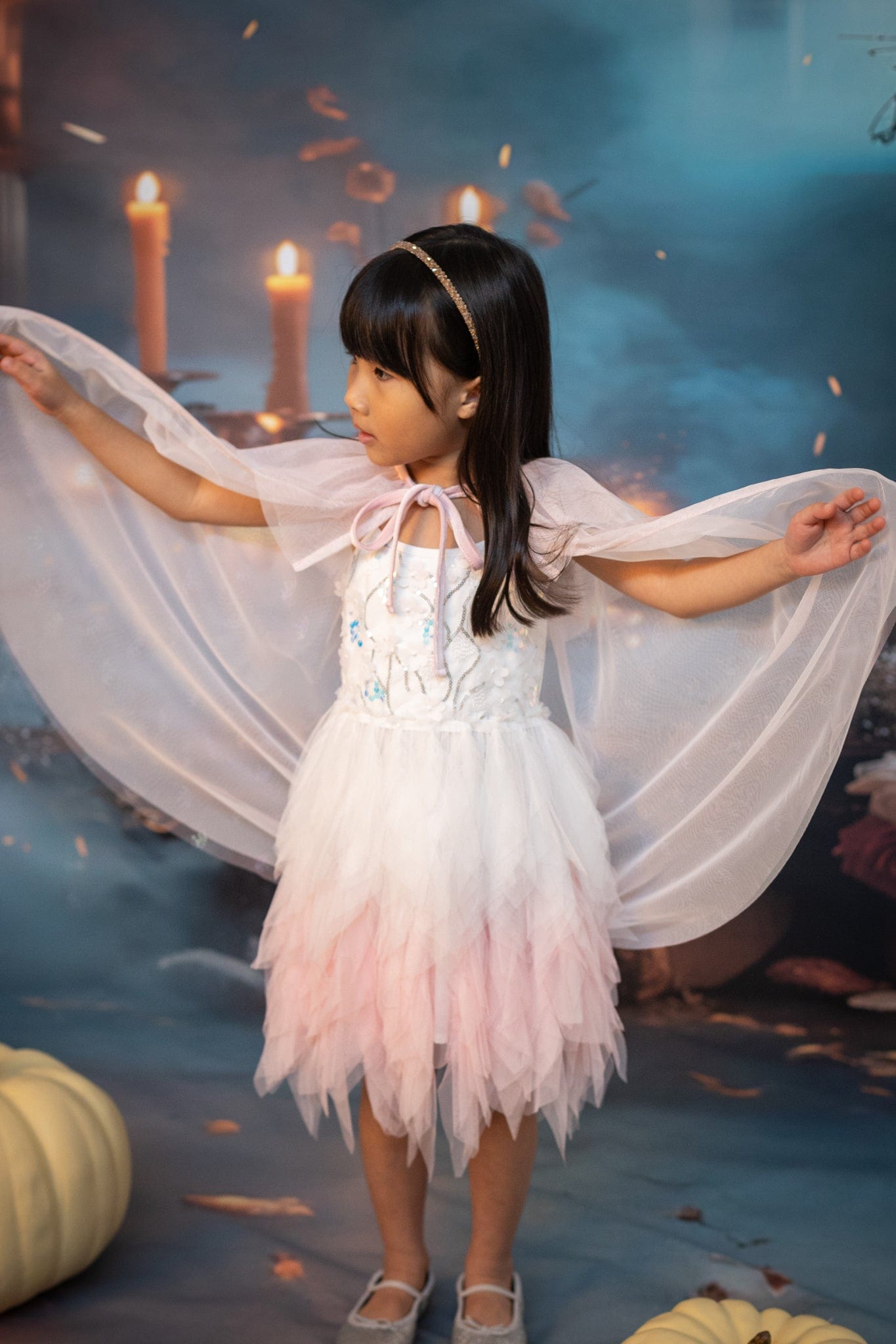 Tulle Cape - Pink Tiaras | The Elly Store