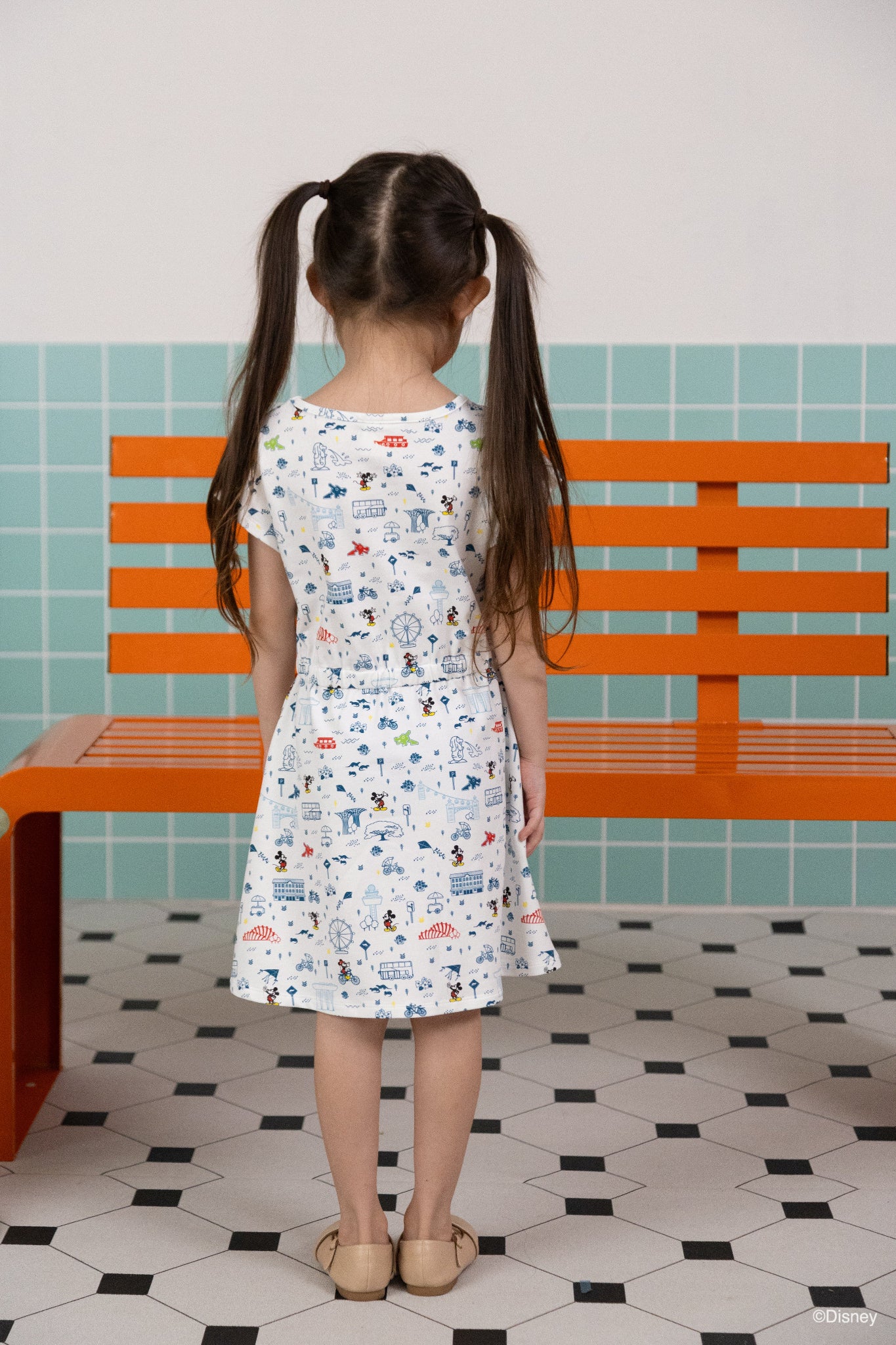 The Elly Store | Hayley Dress - Rainbow Road Trip Mickey