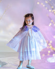 Sequin Tulle Cape - Lilac Shimmer | The Elly Store