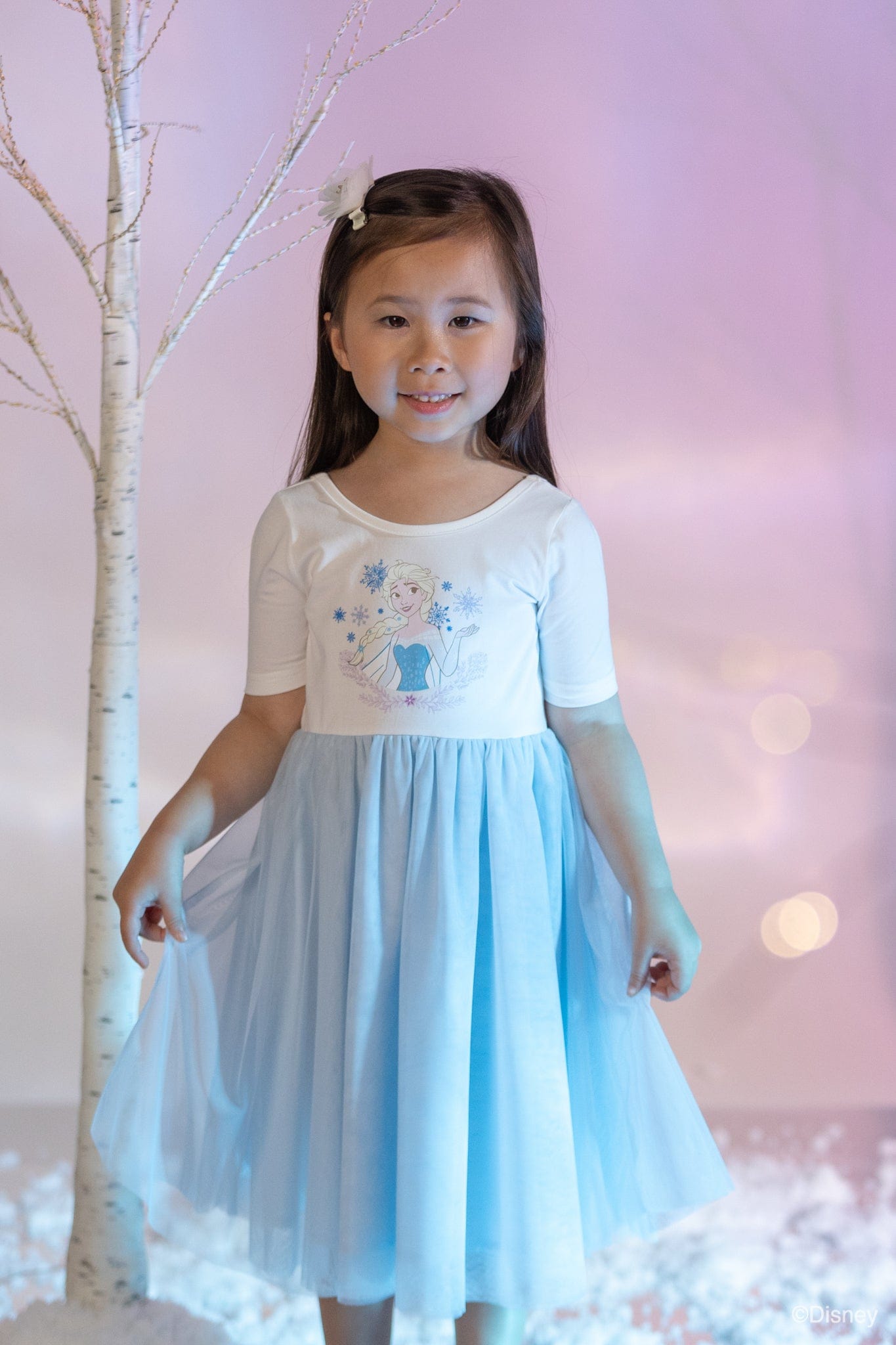 Lyla Dress - Snowflake Elsa | The Elly Store