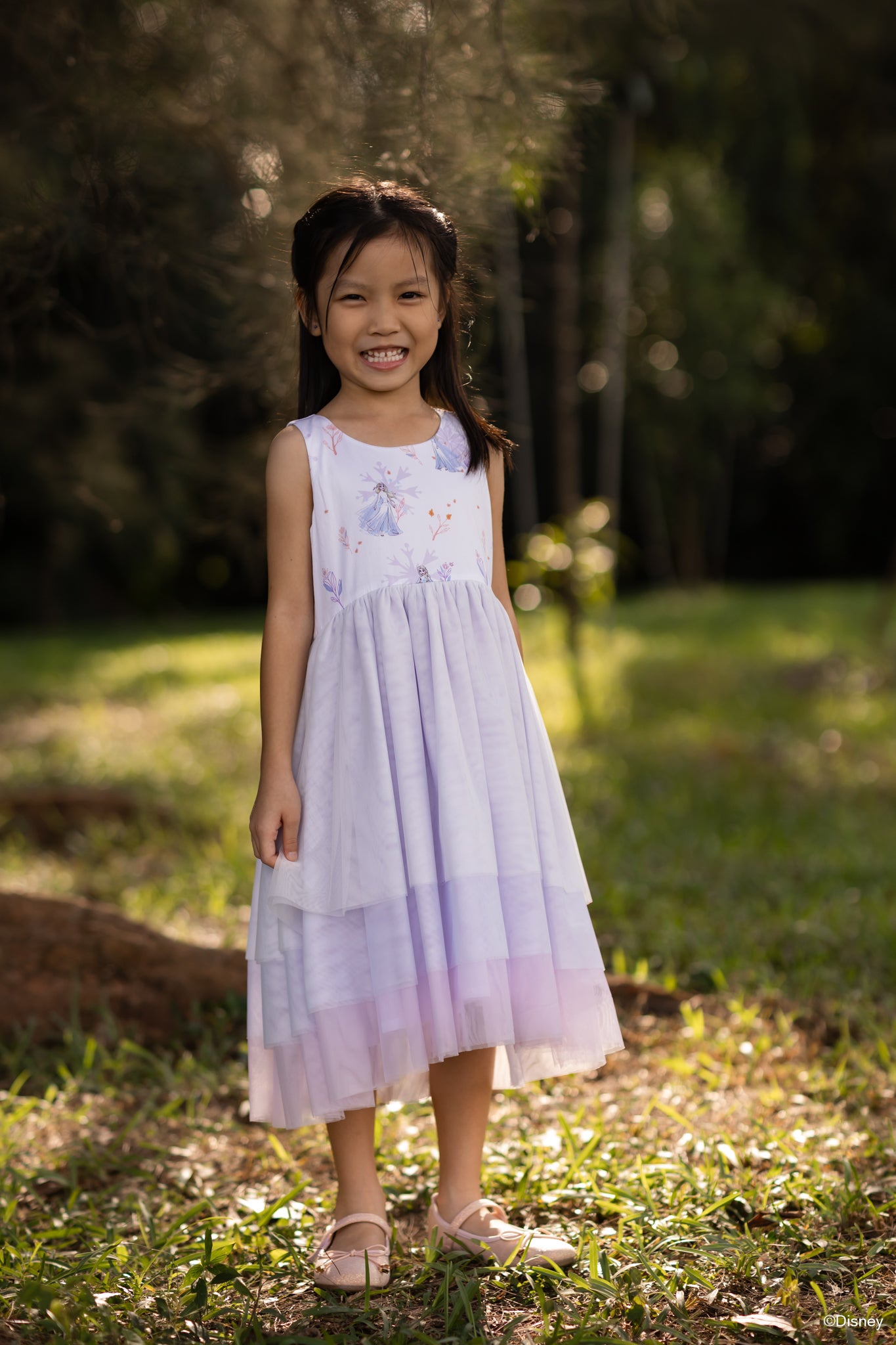 Skye Dress Lilac Forest Elsa - Disney