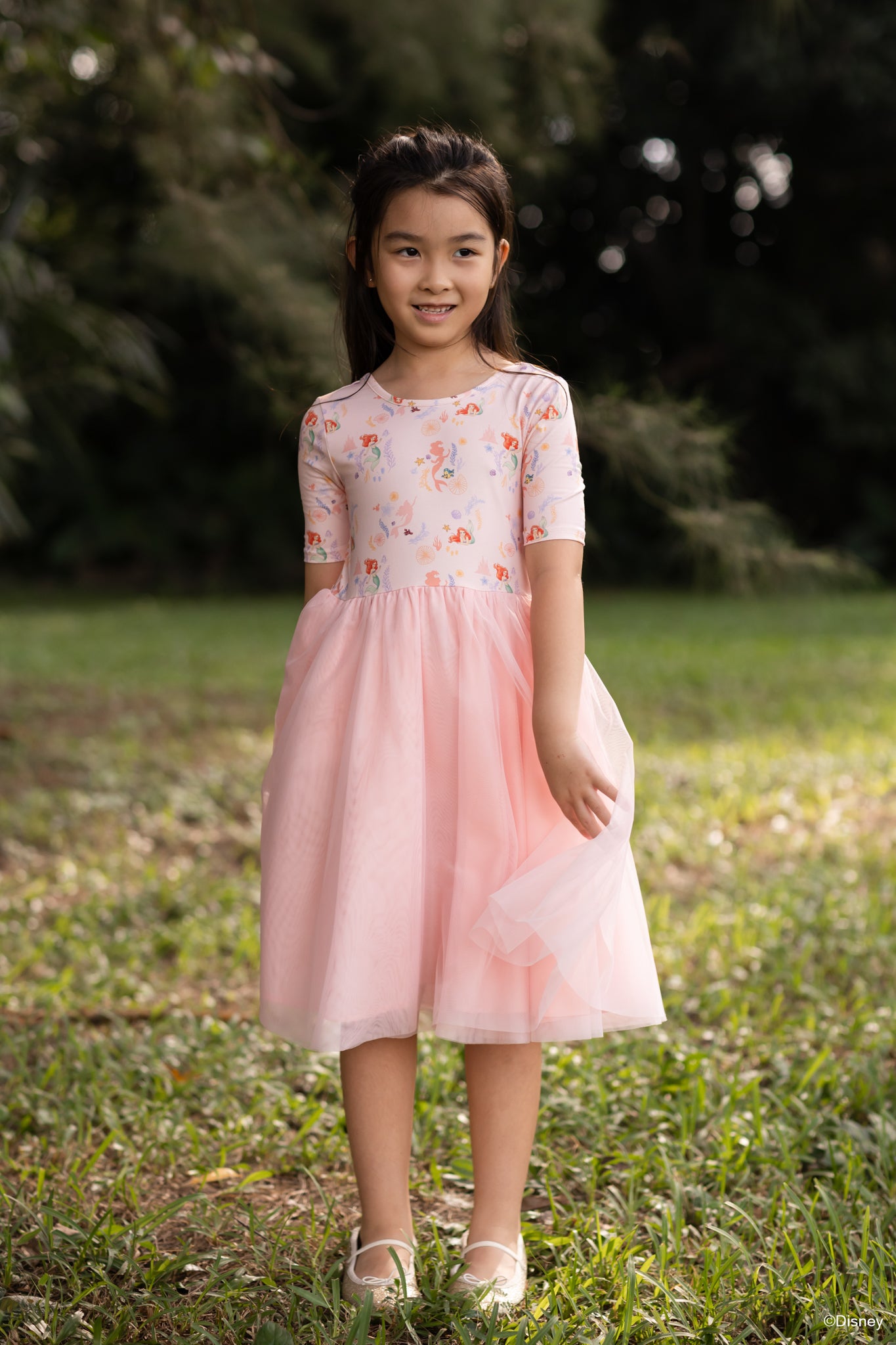 Lyla Dress Pink Ariel | Disney | elly The Little Mermaid