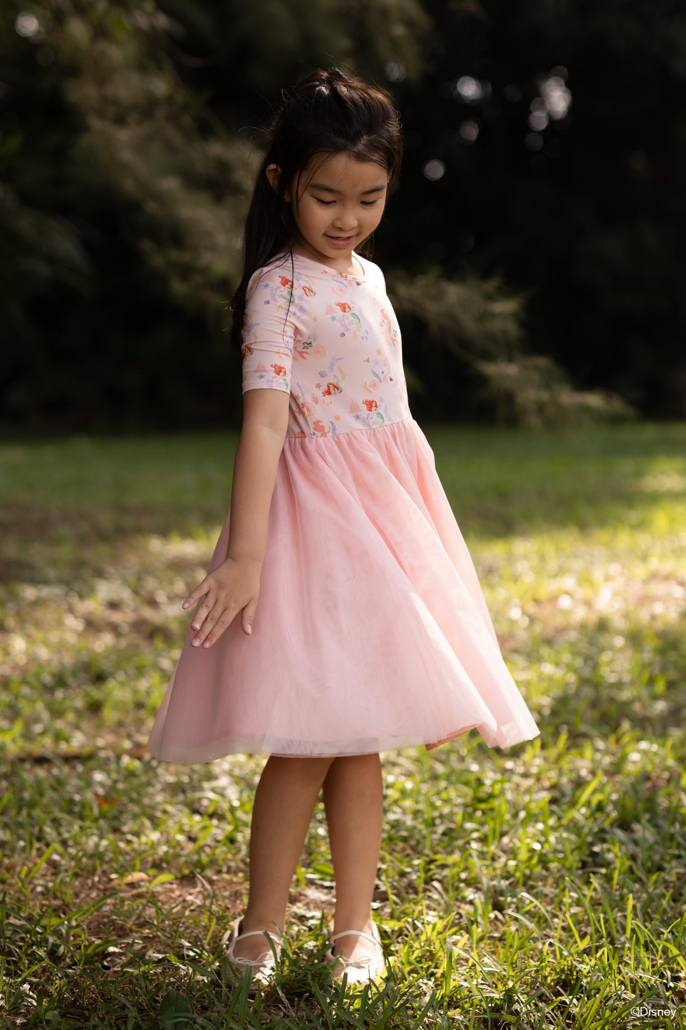 Lyla Dress Pink Ariel | Disney | elly The Little Mermaid