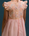 Flora Dress - Pink Floral Bamboo