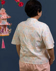 Amanda Top - Cream Floral Bamboo