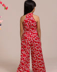 Kodi Jumpsuit - Red Fans