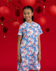 Wendy Cheongsam - Blue Lotus