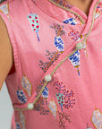 Luna Cheongsam - Pink Floral Lanterns