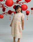 Giselle Cheongsam - Cream Lucky Coins