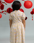 Giselle Cheongsam - Cream Lucky Coins