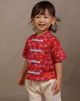 Tang Shirt - Red Lucky Bonsai