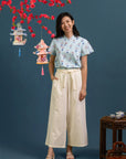 Ladies Marie Top - Turquoise Vases