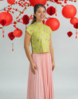 Ladies Pleated Skirt - Pink