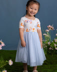 Lyla Dress - Pastel Tree Songbirds