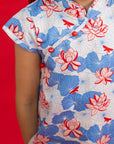 Cheongsam - Blue Lotus