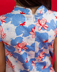 Cheongsam - Blue Lotus
