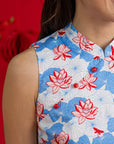Ladies Amber Top - Blue Lotus