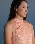 Ladies Amber Top - Pink Honeycomb Tiles