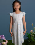 Girls' Flutter Nightgown - Blue Floral Elsa