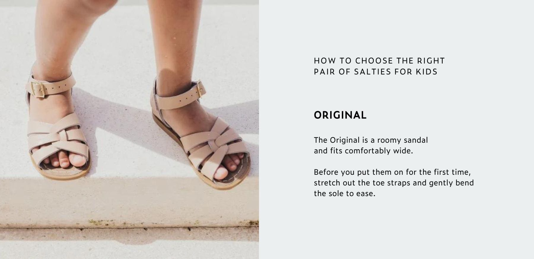 Saltwater sandals for kids - Original style