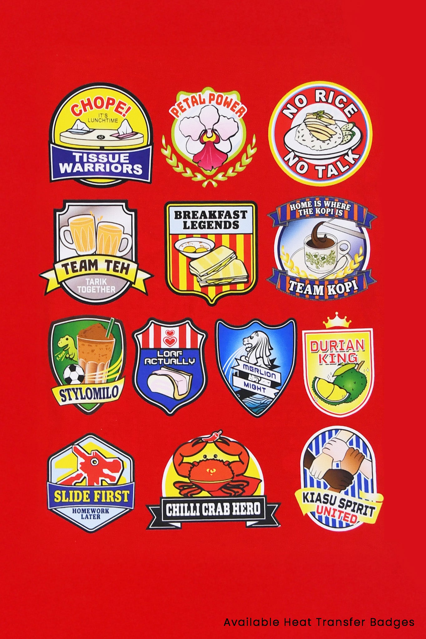 Team SG Tee Badges