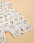 Short-sleeve Romper - Sketch Mickey