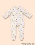 Sleepsuit - Blue Trains Pooh