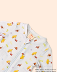 Sleepsuit - Blue Trains Pooh