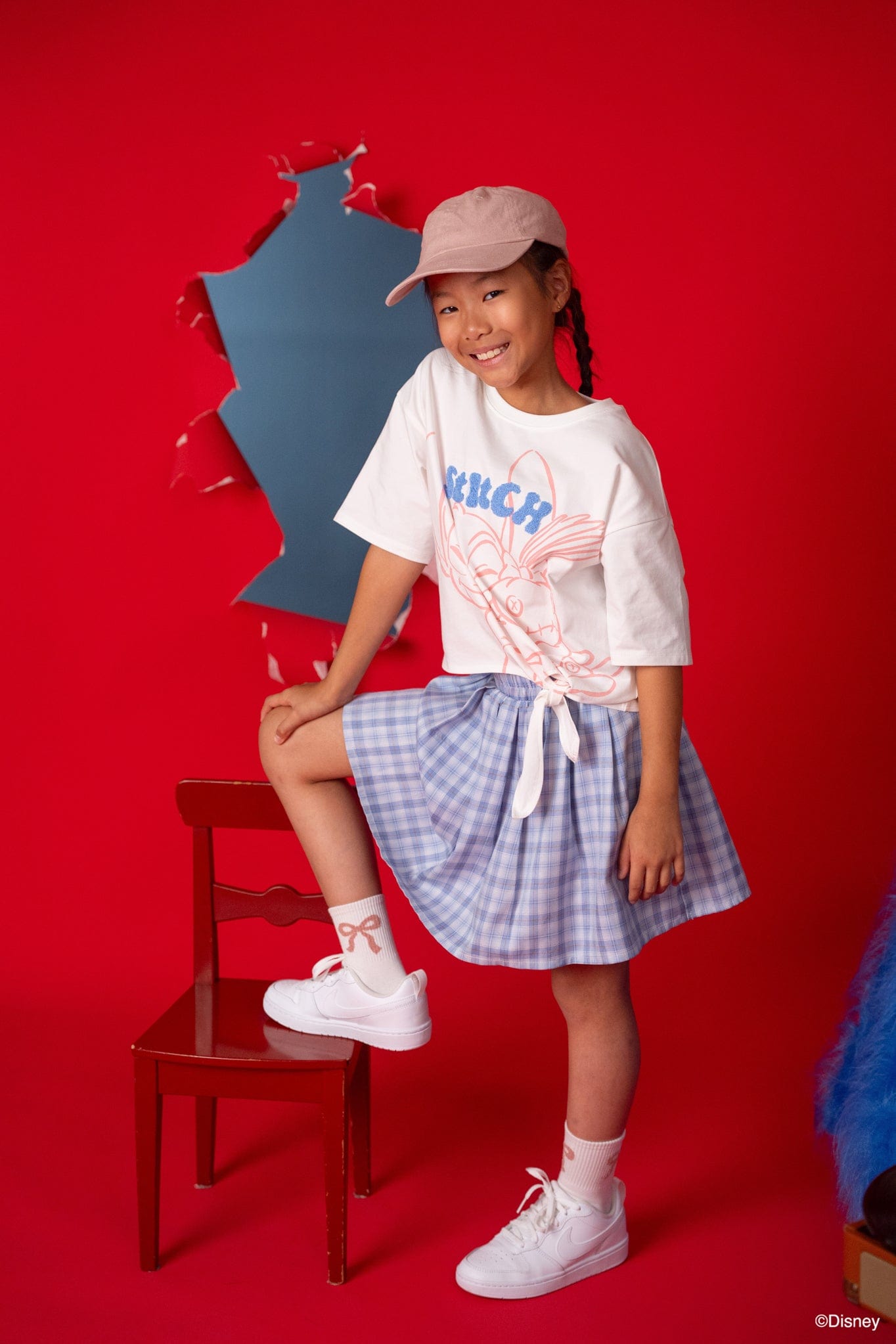 Tie-Front Crop Tee - Stitch And Scrump