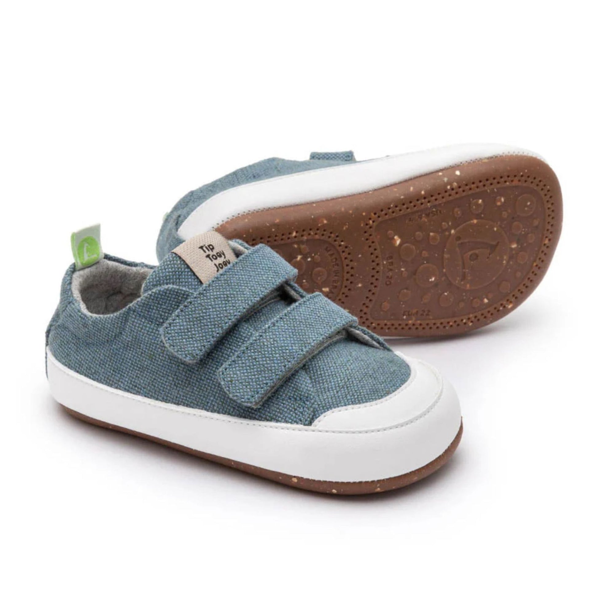 Tip Toey Joey Bossy Green Sneakers - Azul Cobalto Canvas