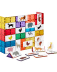 Magnetic Tile Topper - Animal Duo Puzzle Pack 40 pieces | Learn and Grow | The Elly Store