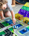 Magnetic Tile Topper - Train Track 36 pieces | Learn and Grow | The Elly Store