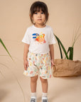 Terry Shorts - Crayon Animals