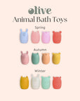 Olive Animal Bath Toys | The Elly Store