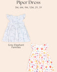 Piper Dress - Grey Elephant Families / Home | The Ely Store