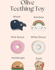 Olive - Teething toy | Personalisable Gift Set