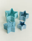 Olive Silicone Nesting Stars | The Elly Store
