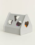 Olive | Shape Sorting House - Grey | The Elly Store