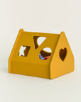 Olive | Shape Sorting House - Yellow | The Elly Store