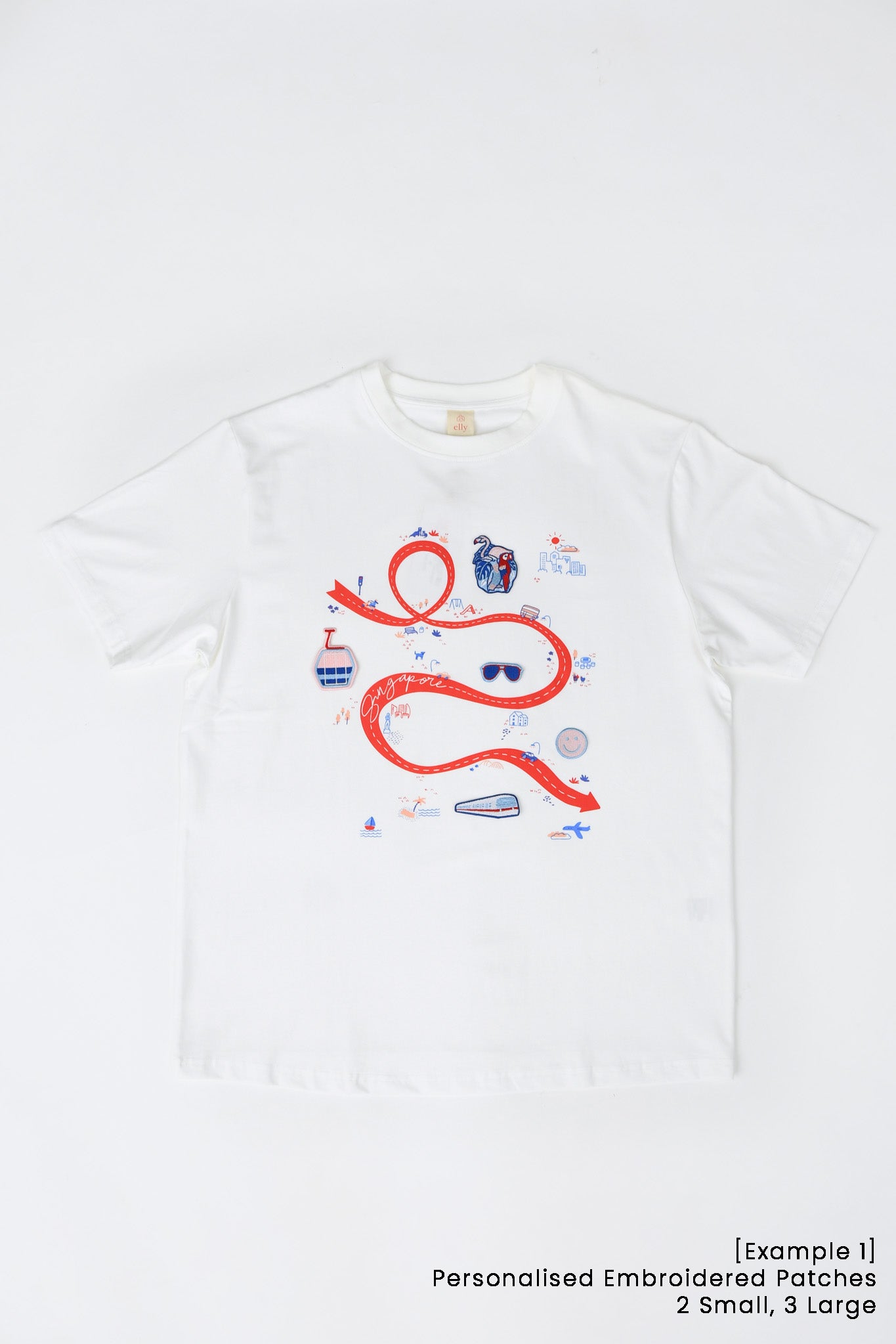 Adults Tee - Travelogue (Personalised)