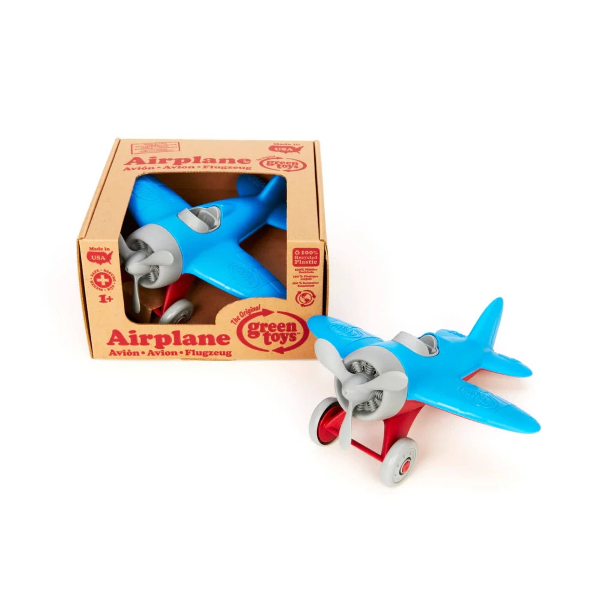 Green Toys Airplane - Blue