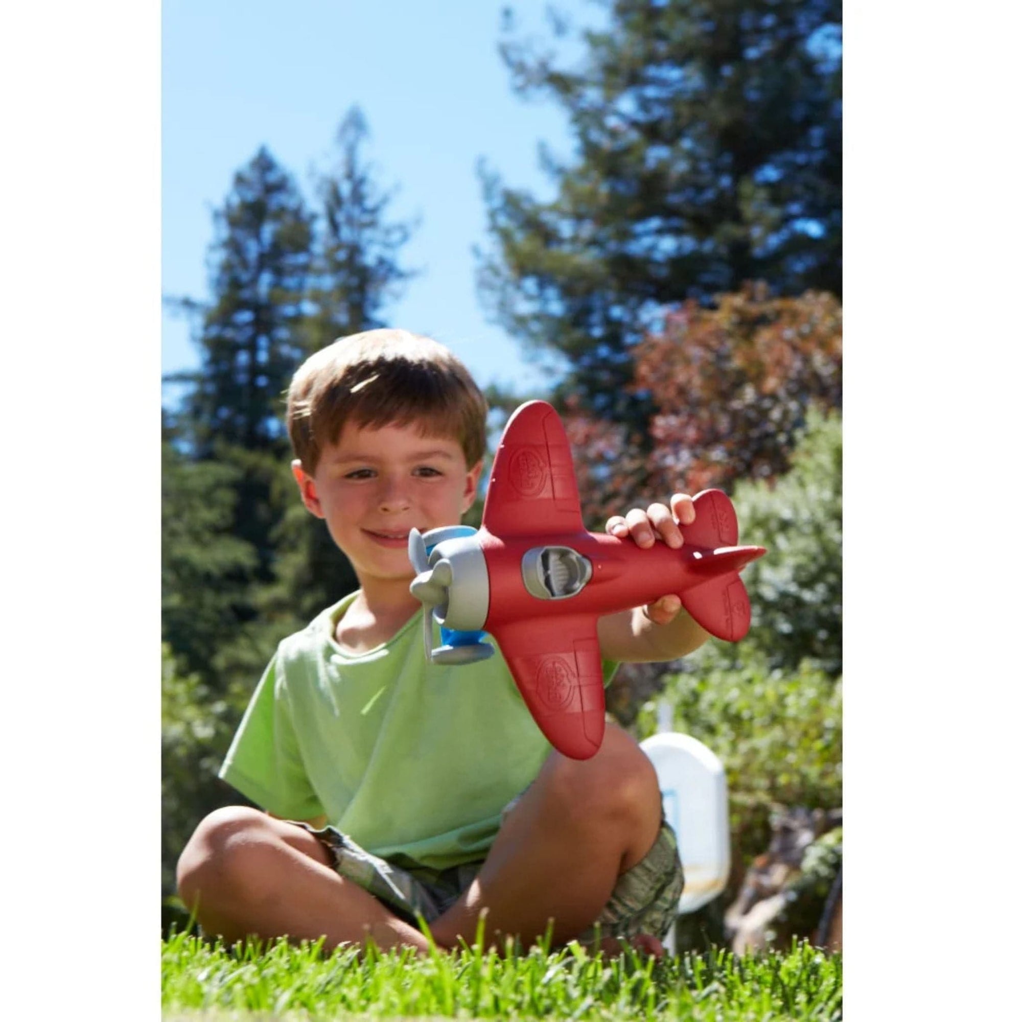 Green Toys Airplane - Red