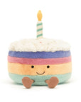 Jellycat Amuseable Rainbow Birthday Cake