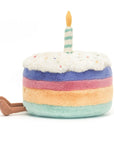 Jellycat Amuseable Rainbow Birthday Cake