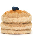 Amuseables Fran Pancakes plush toy with blueberries and syrup