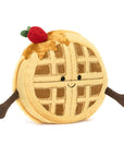 Amuseables Rene Waffles plush toy with strawberry